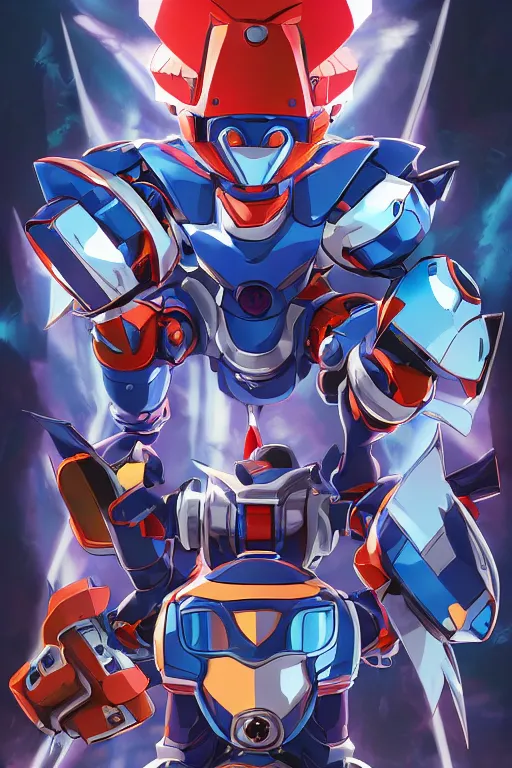 Image similar to robot ninja mask helmet megaman x zero rockman 2 0 2 2 switch game boss legacy collection fanart artsation, art gta 5 comics, behance hd by jesper ejsing, by rhads, makoto shinkai and lois van baarle, ilya kuvshinov, rossdraws global illumination ray tracing