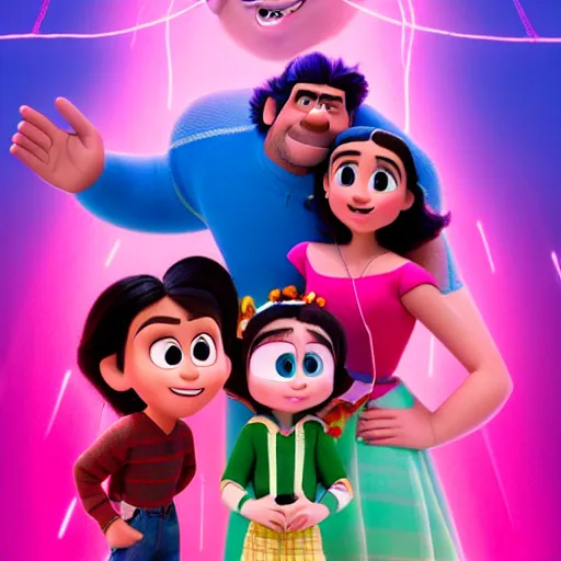 Image similar to vanellope tries to save ralph in movie ralph breaks the internet