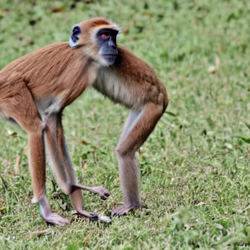 Image similar to The monkey is a gazelle in the eyes of his mother