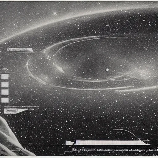 Prompt: interstellar civilisation, 1900