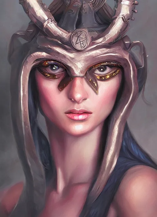 Image similar to fantasy painting of a beholder, portrait, oil painting, artgerm, dnd, rpg