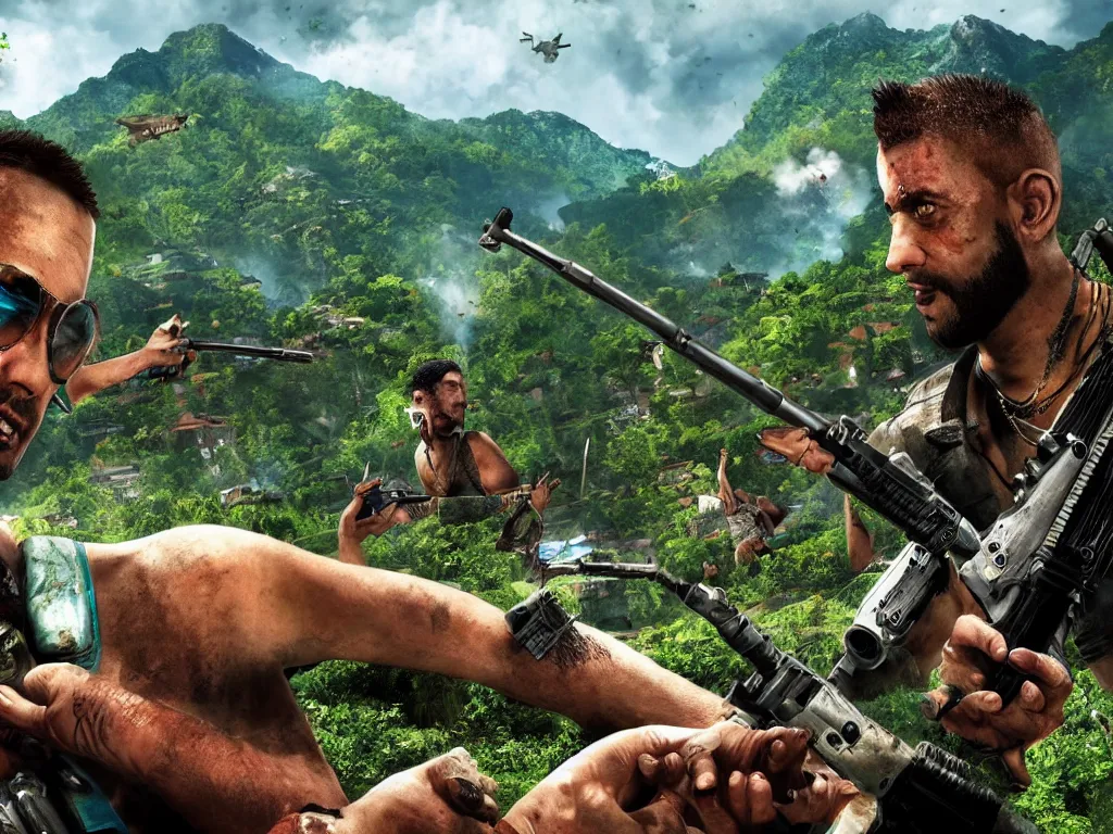 Prompt: Far Cry 3 remastered, 4k, award-winning