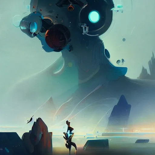 Prompt: scifi futurism by peter mohrbacher