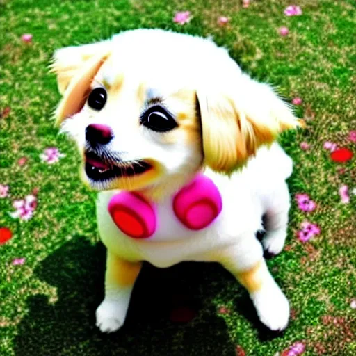 Image similar to Kawaii anime cute dog