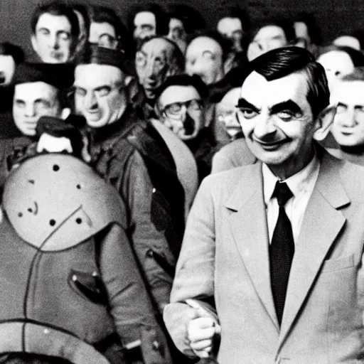 Image similar to Archival photo of Mr Bean defecting to the Soviets