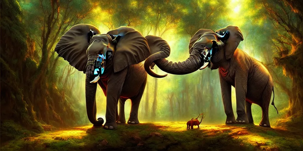 Elephant in The Woods Animated Wallpaper by livewallpaperspc on DeviantArt