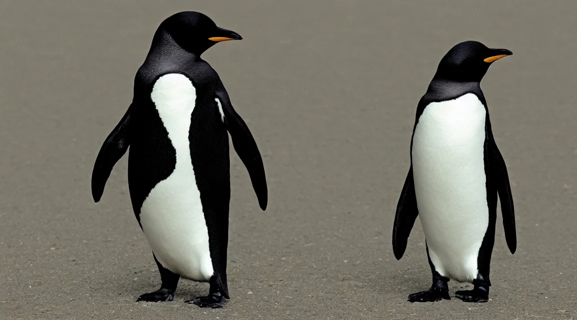 Image similar to Linux Tux penguin wallpaper photo taked by Annie Leibovitz