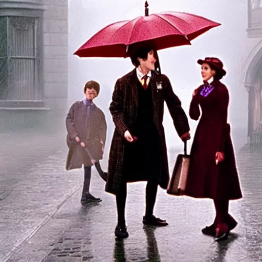 Prompt: Harry Potter, Mary poppins