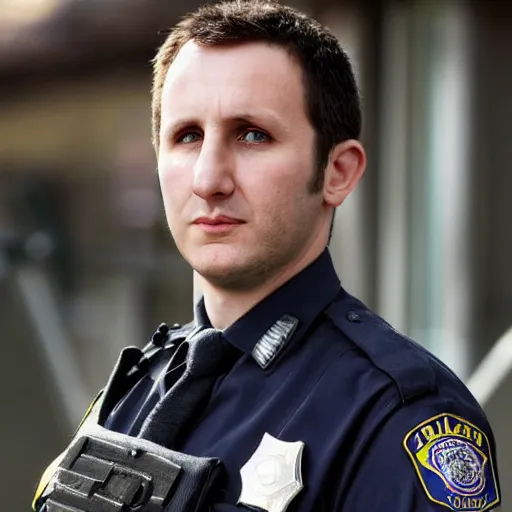 Prompt: alex walkinshaw police officer