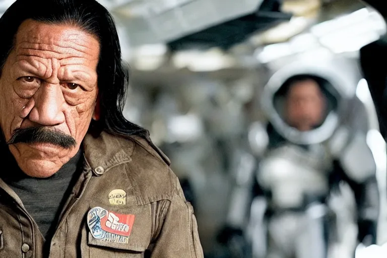 Image similar to danny trejo in in interstellar