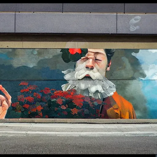 Image similar to by giovanni gabriele cantone, by winslow homer sigma 8 5 mm f / 1. 4. a beautiful street art. reality becomes illusory & observer - oriented when you study general relativity. or buddhism. or get drafted.