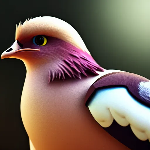 Prompt: photography of a realistic pidgeot animal, ultra detailed, 8 k, cinematic lighting, natural background, trending on artstation, pokemon