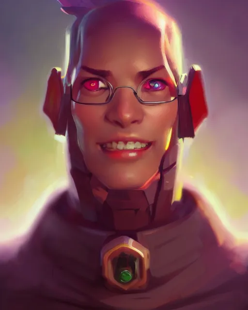 Prompt: administrator from tf 2, perfect face, cinematic, stunning, cute, adorable, strong, highly detailed, psychedelic, digital painting, artstation, smooth, hard focus, illustration, art by jessica rossier and and brian froud