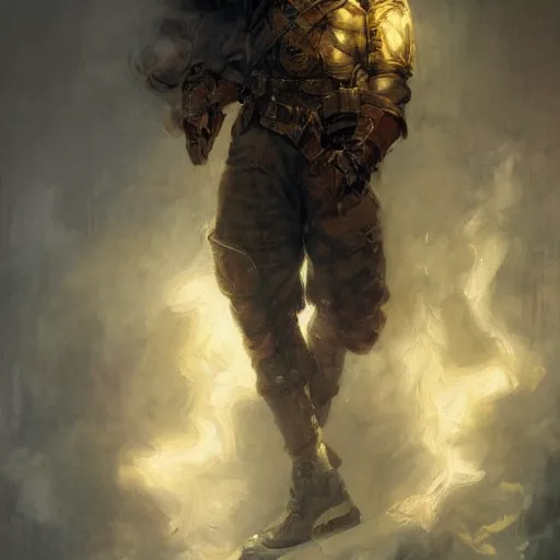 Prompt: handsome portrait of a young guy fitness posing, war hero, joyful, radiant light, caustics, by gaston bussiere, bayard wu, greg rutkowski, giger, maxim verehin