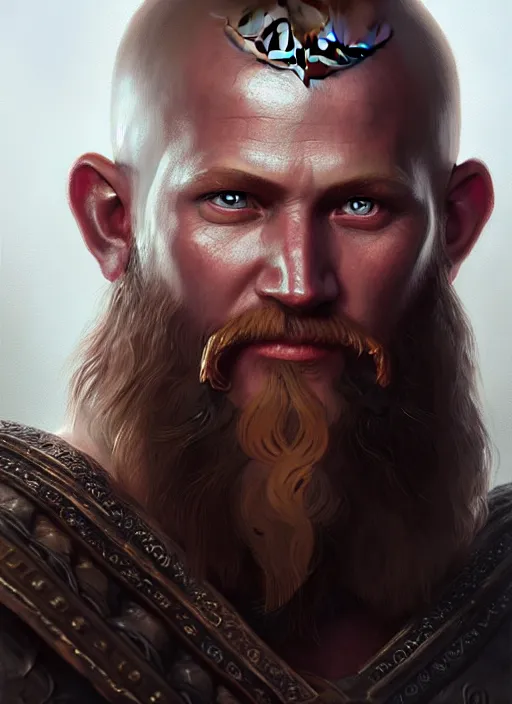 Image similar to a _ fantasy _ style _ portrait _ painting _ of viking rpg dnd oil _ painting _ unreal _ 5 _ daz. _ rpg _ portrait _ extremely _ detailed _ artgerm _ greg _ rutkowski _ greg