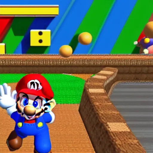 Image similar to super mario 64