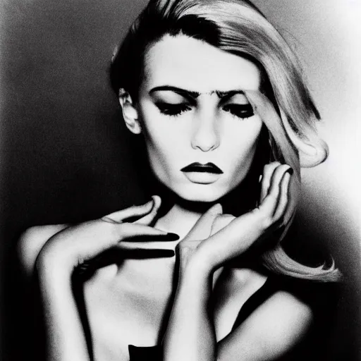 Image similar to hand girl photo by Helmut Newton