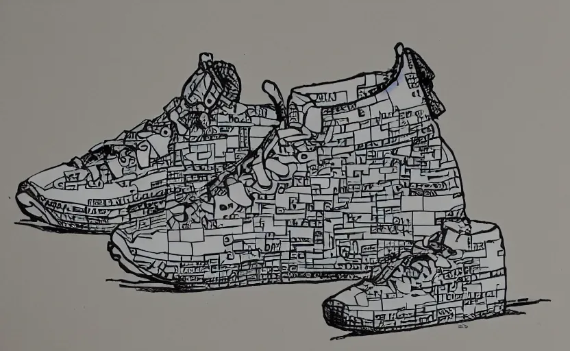 Converse – Drawing on sneakers