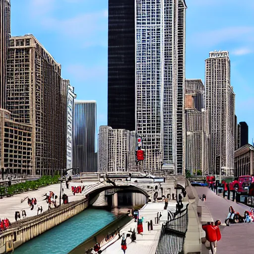 Image similar to chicago in the year 2 0 7 0