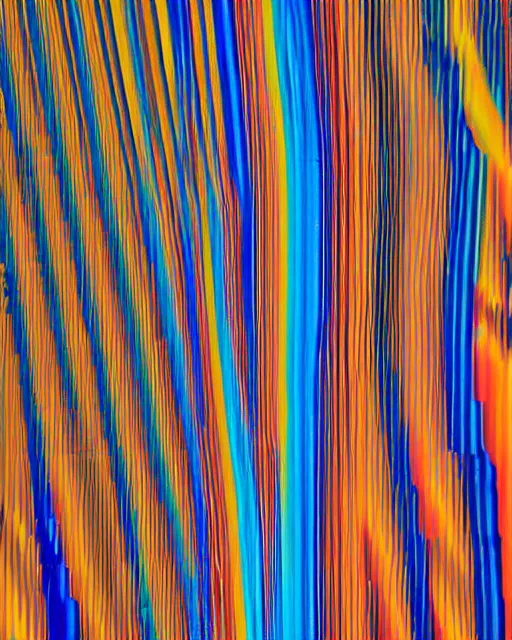 Image similar to striated glitch, Felipe Pantone