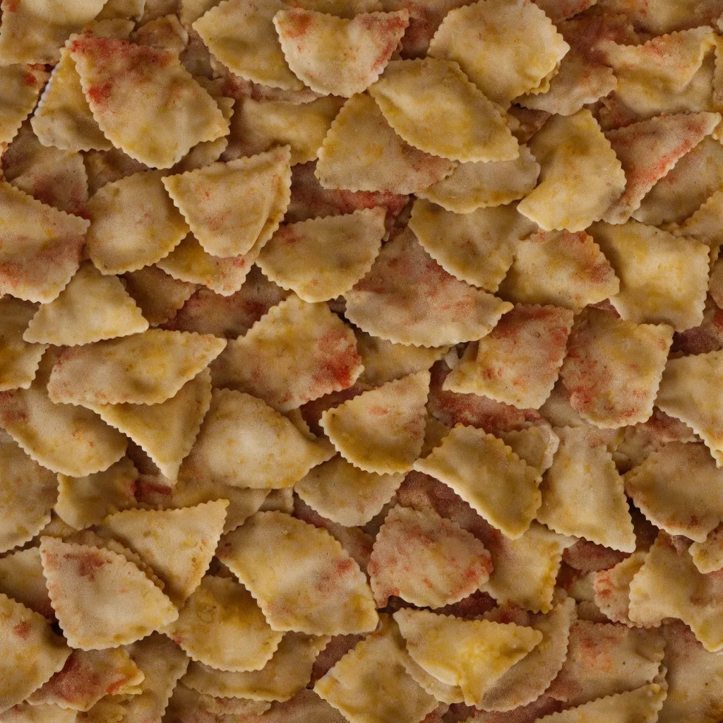 Prompt: ravioli texture, 4k