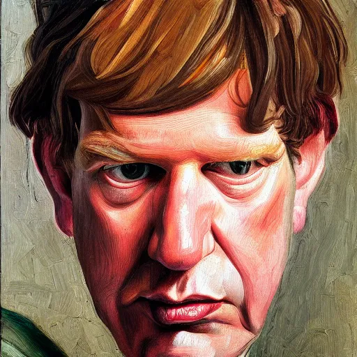 Prompt: high quality high detail painting by lucian freud, hd, thurston moore, portrait, sonic youth