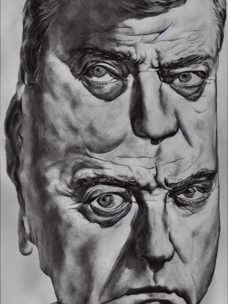 Prompt: michael caine portrait, highly detailed, symmetrical face, symmetrical eyes, sharp focus, dynamic, art by Frank Miller