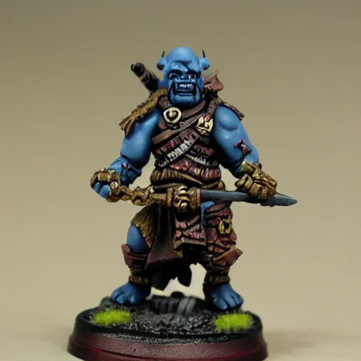 Image similar to warhammer fantasy orc figurine