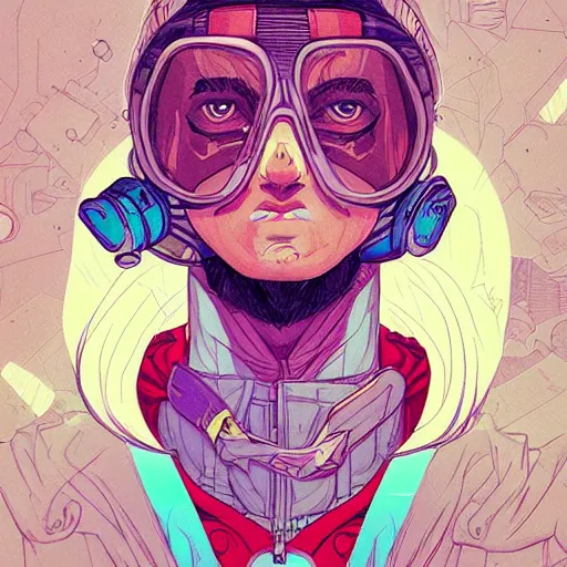 Image similar to awesome character portrait by josan gonzales