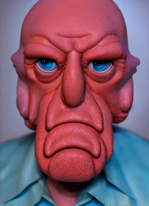 Image similar to photorealistic 3 0 0 0 ( dr. john a. zoidberg ), portrait photography feroflex photorealistic studio lighting ektachrome detailed intricate face details, ultradetails, beautiful face, realistic shaded perfect face, extremely fine details