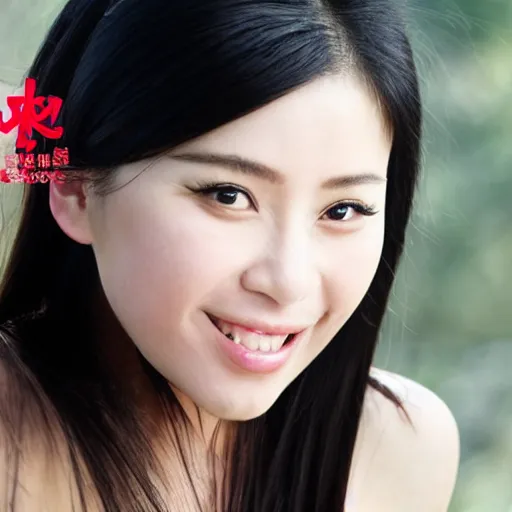 Prompt: face of Chinese Shakira