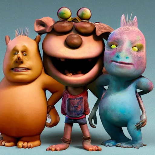 Prompt: cute clay chris ryniak