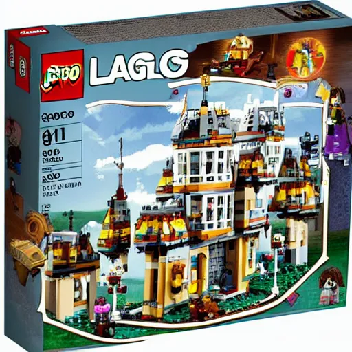 Image similar to howls moving castle lego set