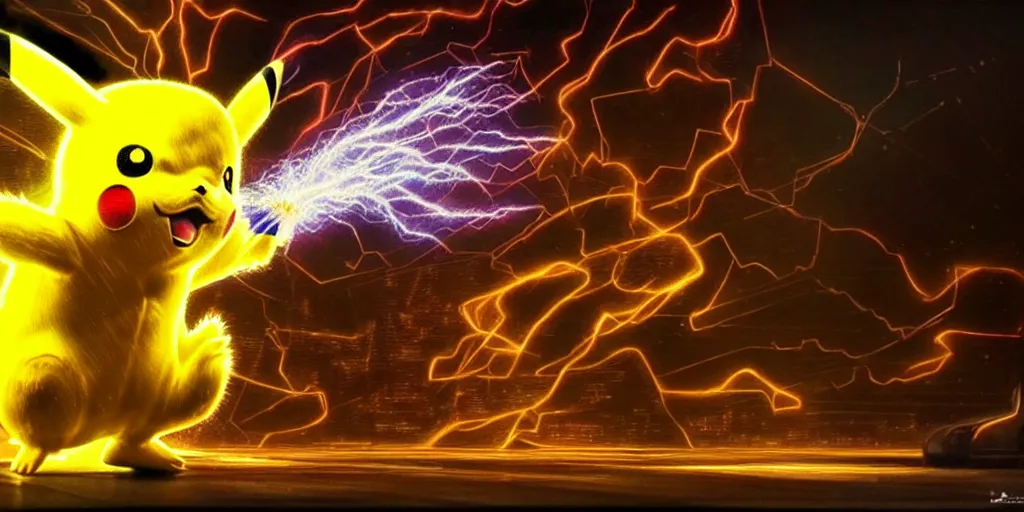 Prompt: hyperrealistic mixed media painting of Pikachu electrocuting a neo nazi, stunning 3d render inspired art by P. Craig Russell and Barry Windsor-Smith + dim volumetric lighting, dizzy, full body, 8k octane beautifully detailed render, post-processing, extremely hyperdetailed, intricate, epic composition, grim yet sparkling atmosphere, cinematic lighting + masterpiece, trending on artstation, very very detailed, masterpiece, stunning