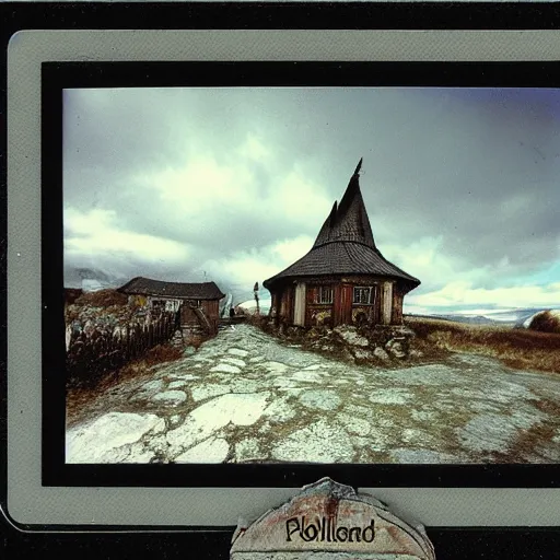 Prompt: polaroid of whiterun by Tarkovsky