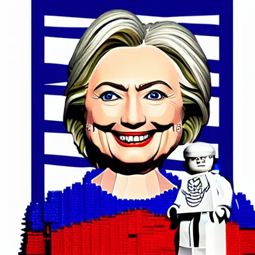 Image similar to lego hillary clinton