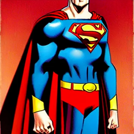Image similar to superman in a medieval knight armour alex ross