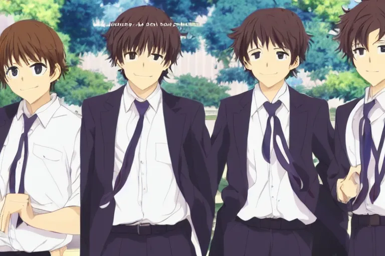 Image similar to Three Handsome Men, Kyoto Animation