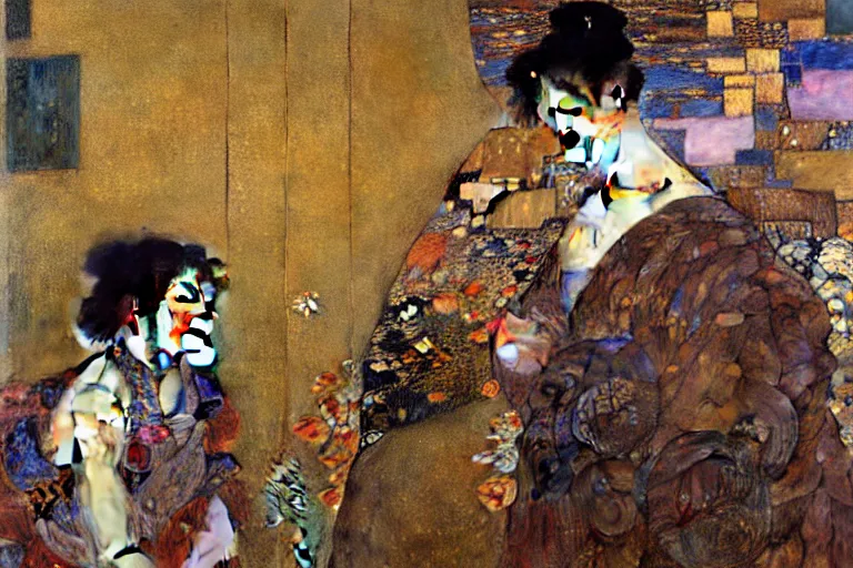 Image similar to kyoto, painting by gaston bussiere, yoji shinkawa, gustav klimt