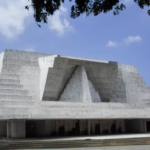 Prompt: photo of guatemala's national theatre designed by efrain recinos