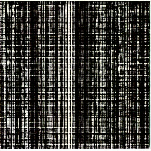 Prompt: data matrix by ryoji Ikeda