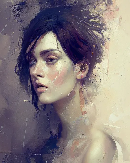 Image similar to beauty girl, hyper detailed, insane details, intricate, elite, elegant, luxury, by ismail inceoglu dragan bibin hans thoma greg rutkowski alexandros pyromallis rene maritte illustrated, perfect face, fine details, realistic shaded, fine - face, pretty face