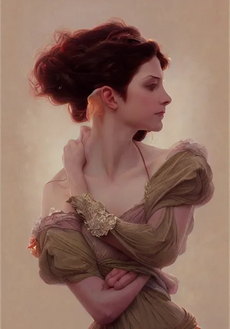 Image similar to gessica chastain, intricate, elegant, highly detailed, digital painting, artstation, concept art, smooth, sharp focus, illustration, art by artgerm and greg rutkowski and alphonse mucha and william - adolphe bouguereau