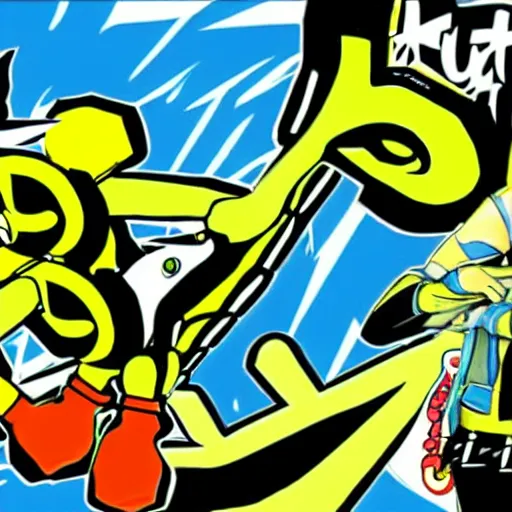 Image similar to Jet set radio for Dreamcast game