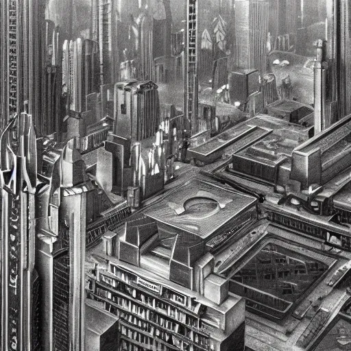 Prompt: an aerial photograph of a metropolis built in art deco style, photo realistic, extremely detailed, cinematic lighting, establishing shot, retro, art deco, gilded age