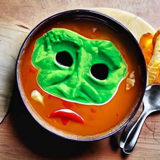 Image similar to face soup