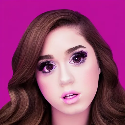 Prompt: photograph of Pokimane in the style of Katy Perry’s Teenage Dream album cover, studio lighting, super resolution, Extremely detailed