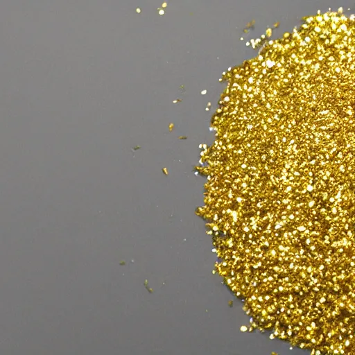 Image similar to gold flakes : : minimal, sleek : :