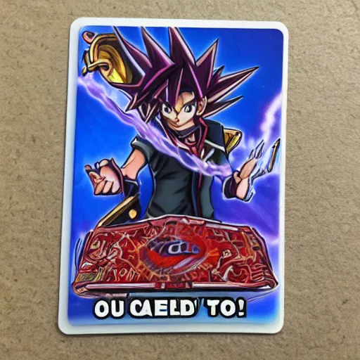 Image similar to yugioh card