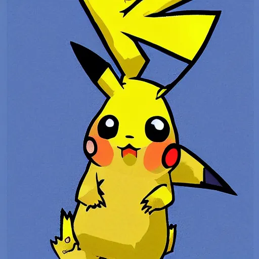 Prompt: digital art pikachu high quality